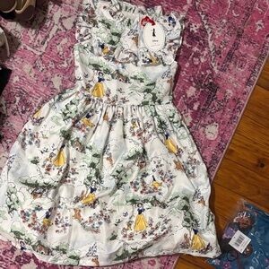 Disney White and Yellow Snow White Dress